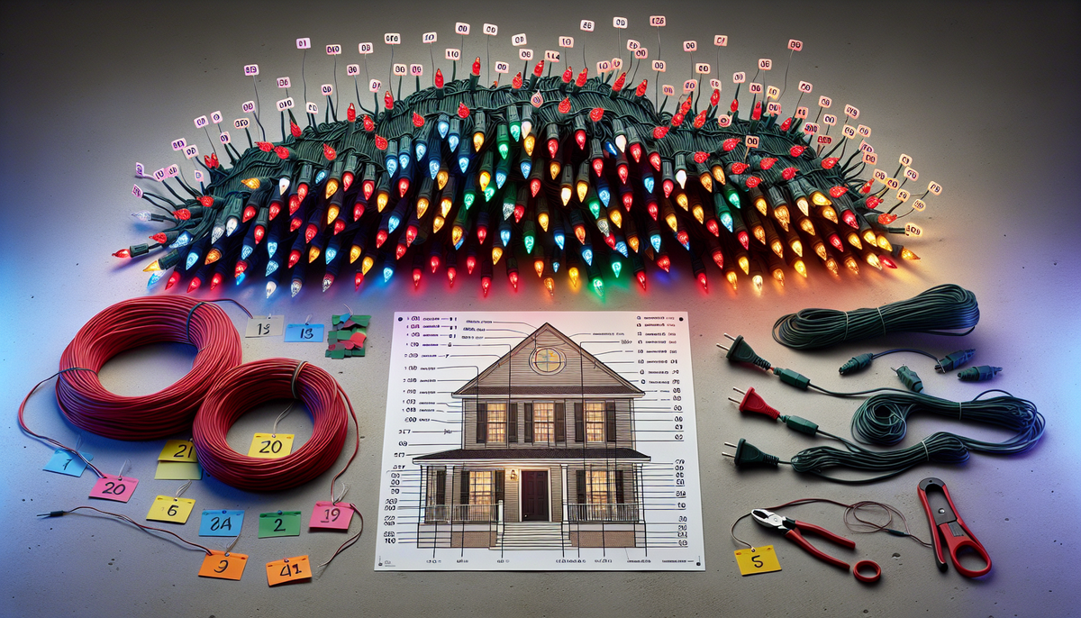 Effortless Christmas Light Takedown and Labeling for Quick Installs Ne