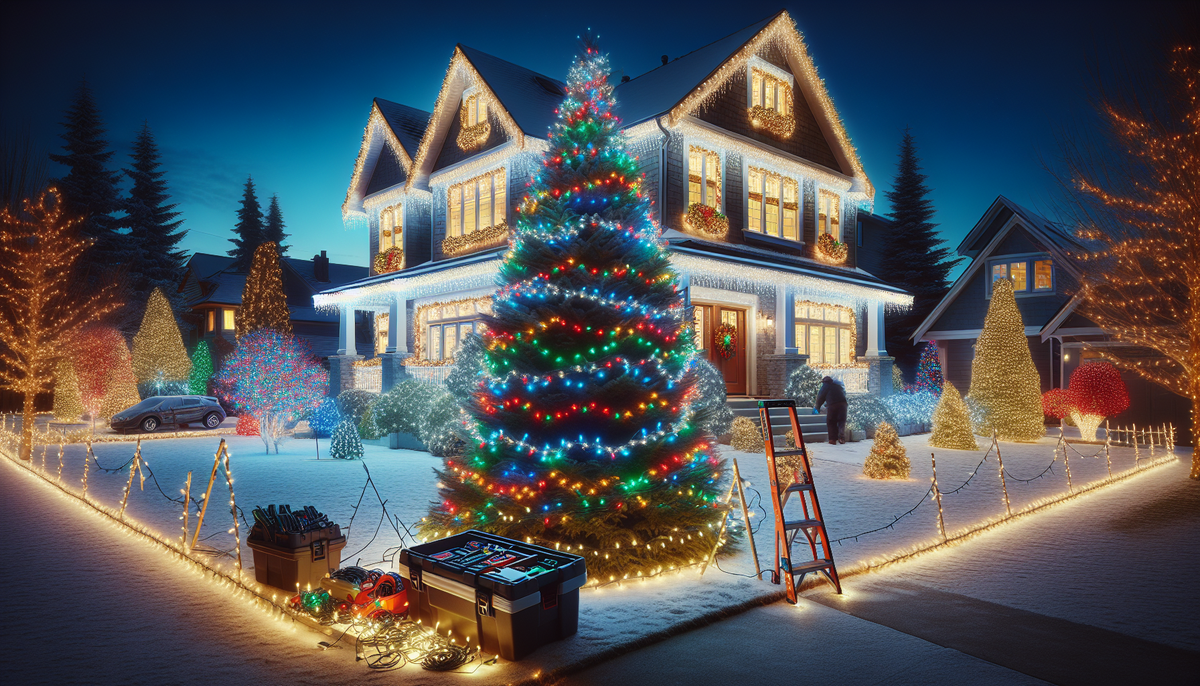 How to Hang Christmas Lights Like a Pro Christmas Light Contractors USA