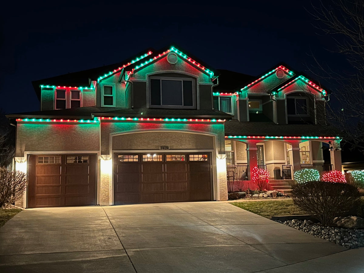 a2.) Minleon Permanent Lighting RGB Undermount Kits (No Bracket) Christmas Light Contractors USA