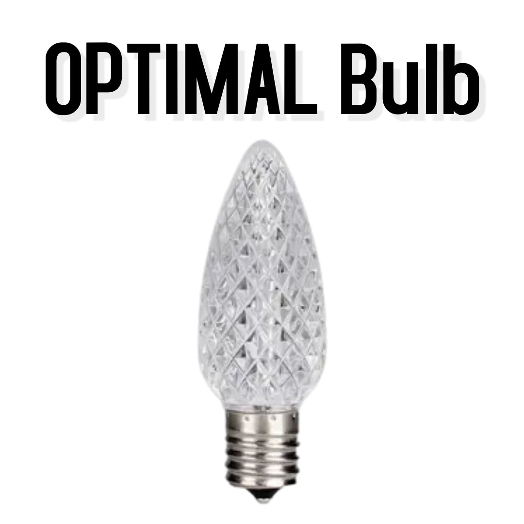 Bulbs C9 OPTIMAL Bulbs Faceted Christmas Light Contractors USA