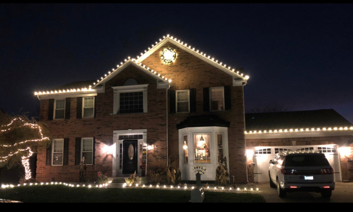 Deluxe C9 Contractor Pack (4000 ft) FREE SHIPPING Christmas Light Contractors USA