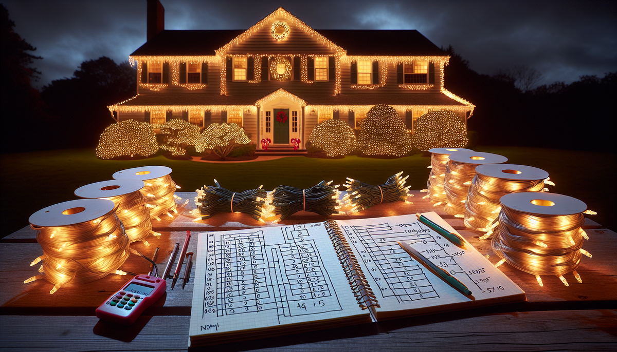 Streamlining Christmas Light Installation A Guide to Labeling and Org Christmas Light