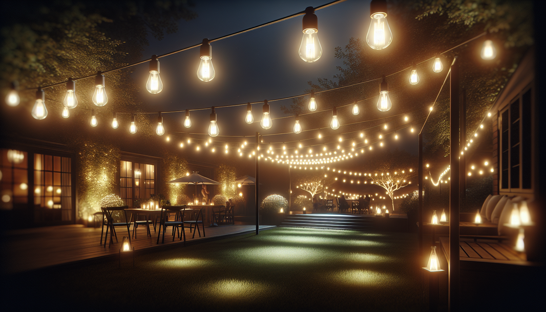 Elevate Your Outdoor Ambiance with Professional-Grade Bistro Lighting