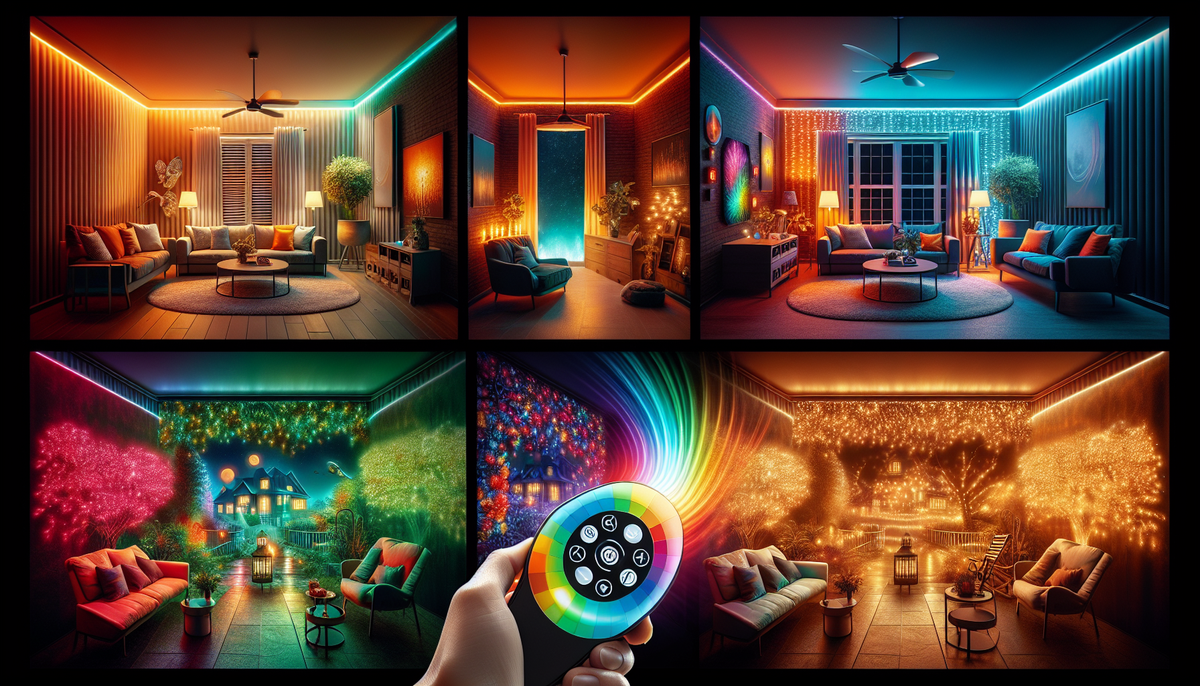 Color Ligthing Revolutionize Your Lighting with Dynamic RGB Color Changing Bulbs ...