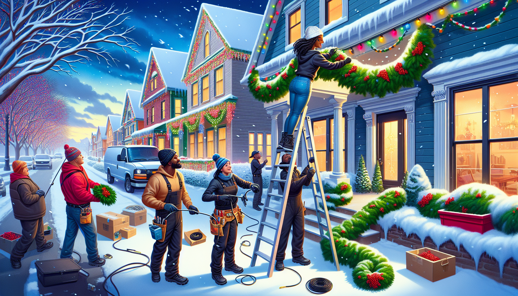 Maximize Your Profits: The Art of Hanging Garland for a Christmas Light Company