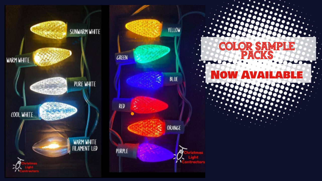 Bulb Samle Bulb Samples โ Christmas Light Contractors USA