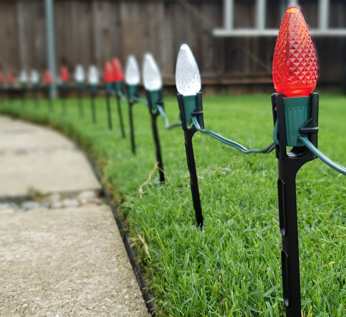 Ground Stakes Christmas Light Contractors USA