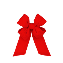 Load image into Gallery viewer, Bows - Red Velvet Structured Bows
