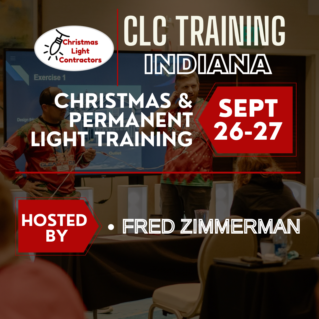 Indiana In-Person Training: Christmas & Permanent Light (Sept 26th-27th)