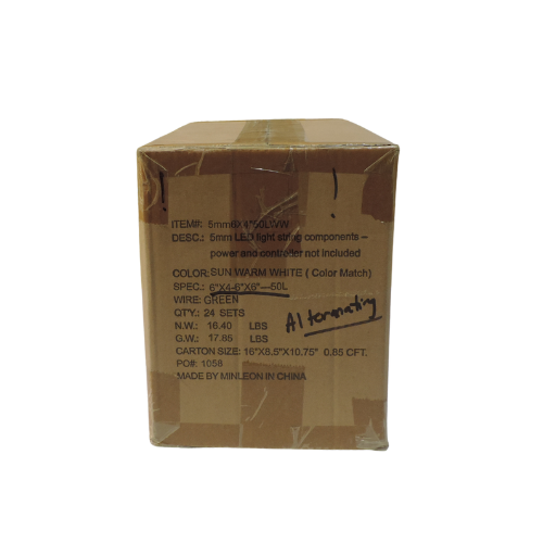 Mini Lights - 5mm 6 inch spacing / 50L Sun WW (Discontinued Product) FINAL SALE