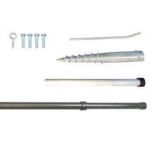 Load image into Gallery viewer, Light Pole - Adjustable Height with ground auger
