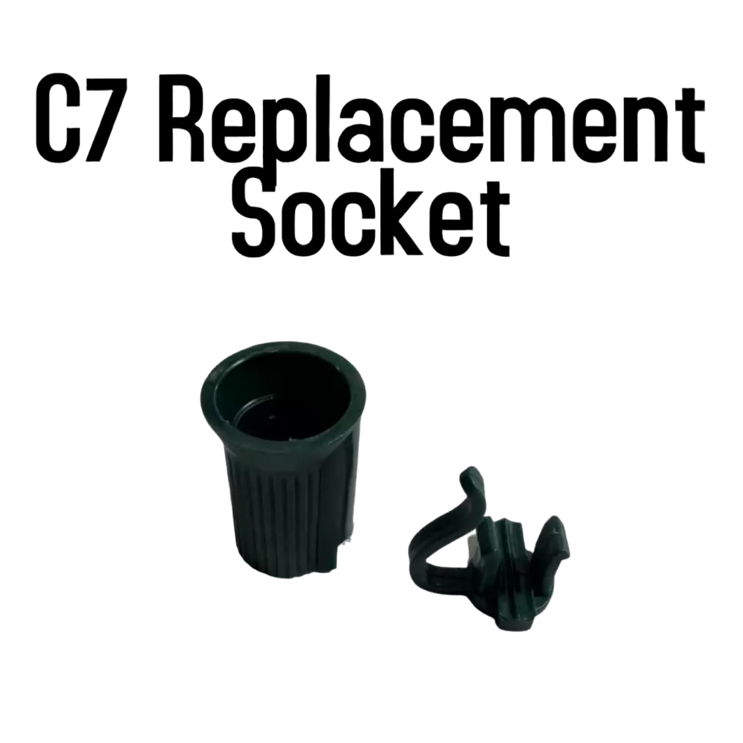 C7 Replacement Socket (Pack of 10) – Christmas Light Contractors USA