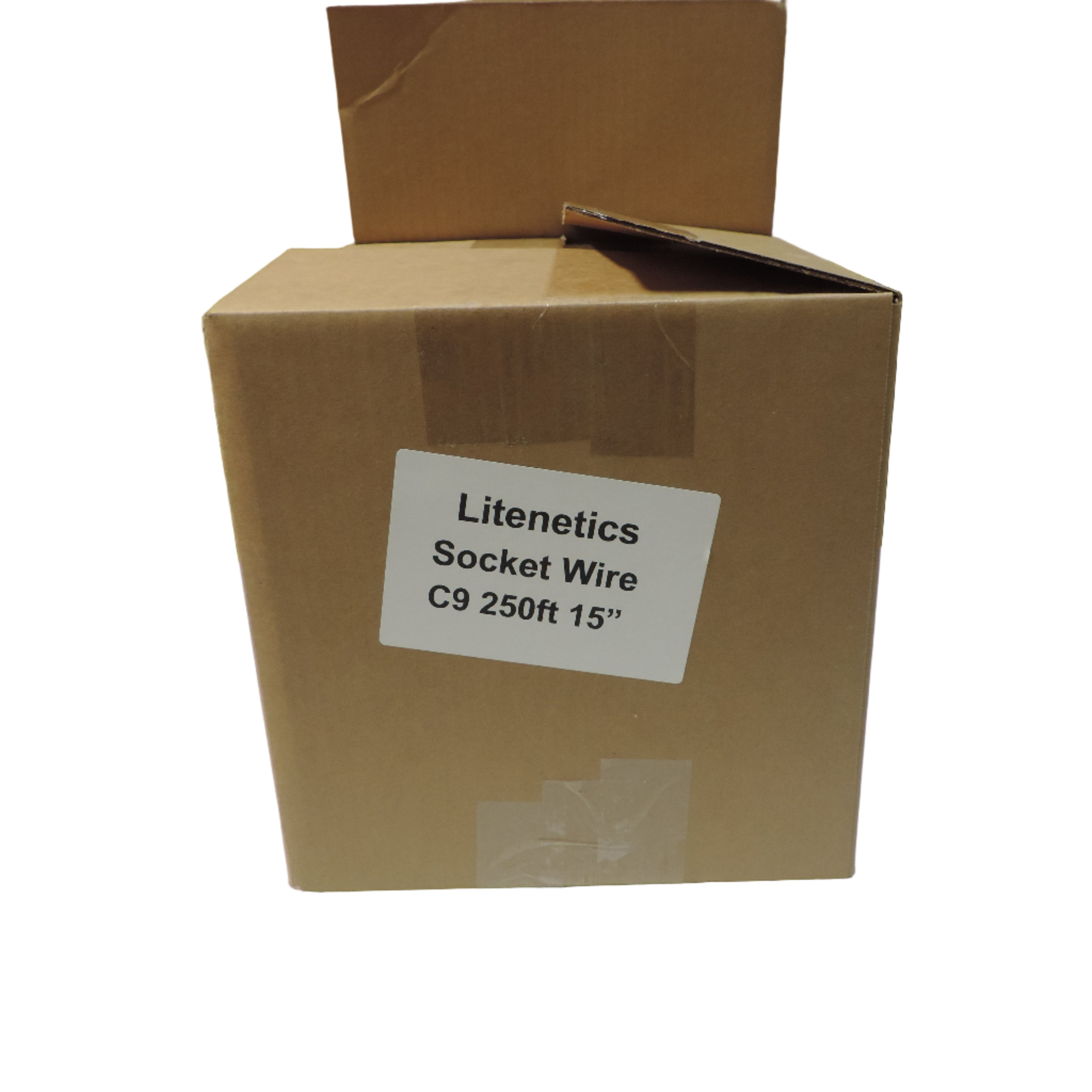 Litenetics Socket Wire, C9, 250ft, 15" (Ripped off Label)