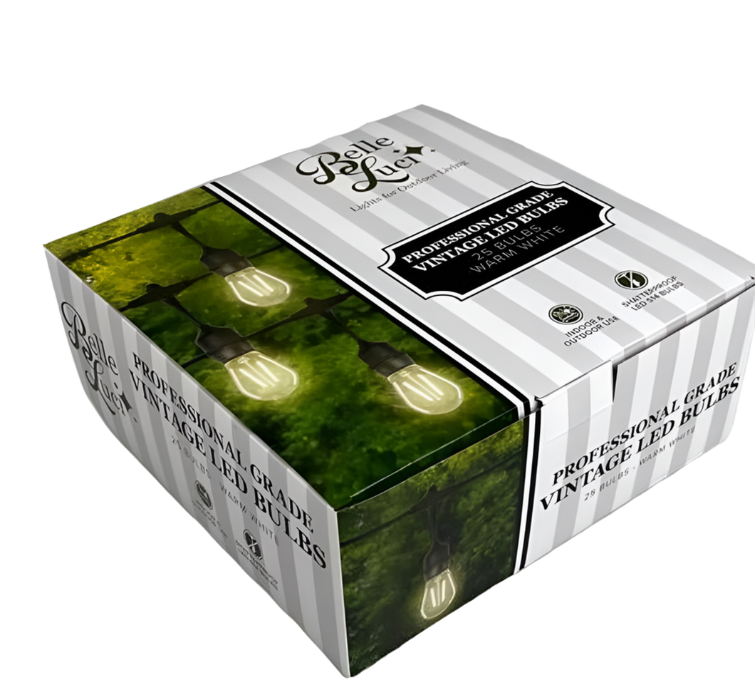 Bulbs - Belle Luci S14 Filament LED Bulbs - Warm White