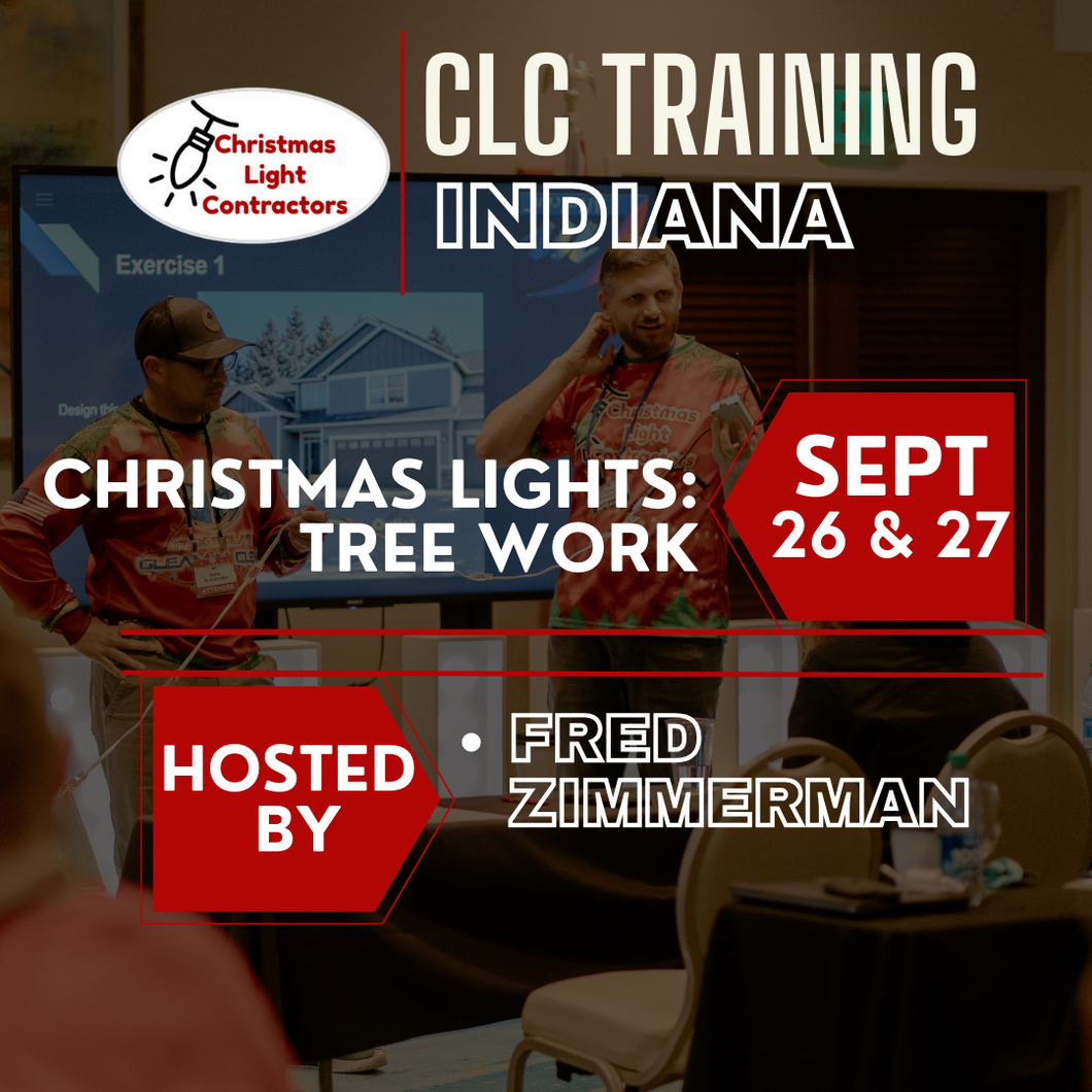 Indiana- IN PERSON TRAINING, September 26th-27th
