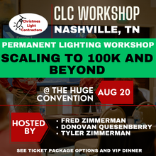 Load image into Gallery viewer, Pre-Event Permanent Lighting Workshop - Scaling to 100K and Beyond at The Huge 2025.png__PID:2036ba22-39a0-4608-b837-47b6b9dcb368
