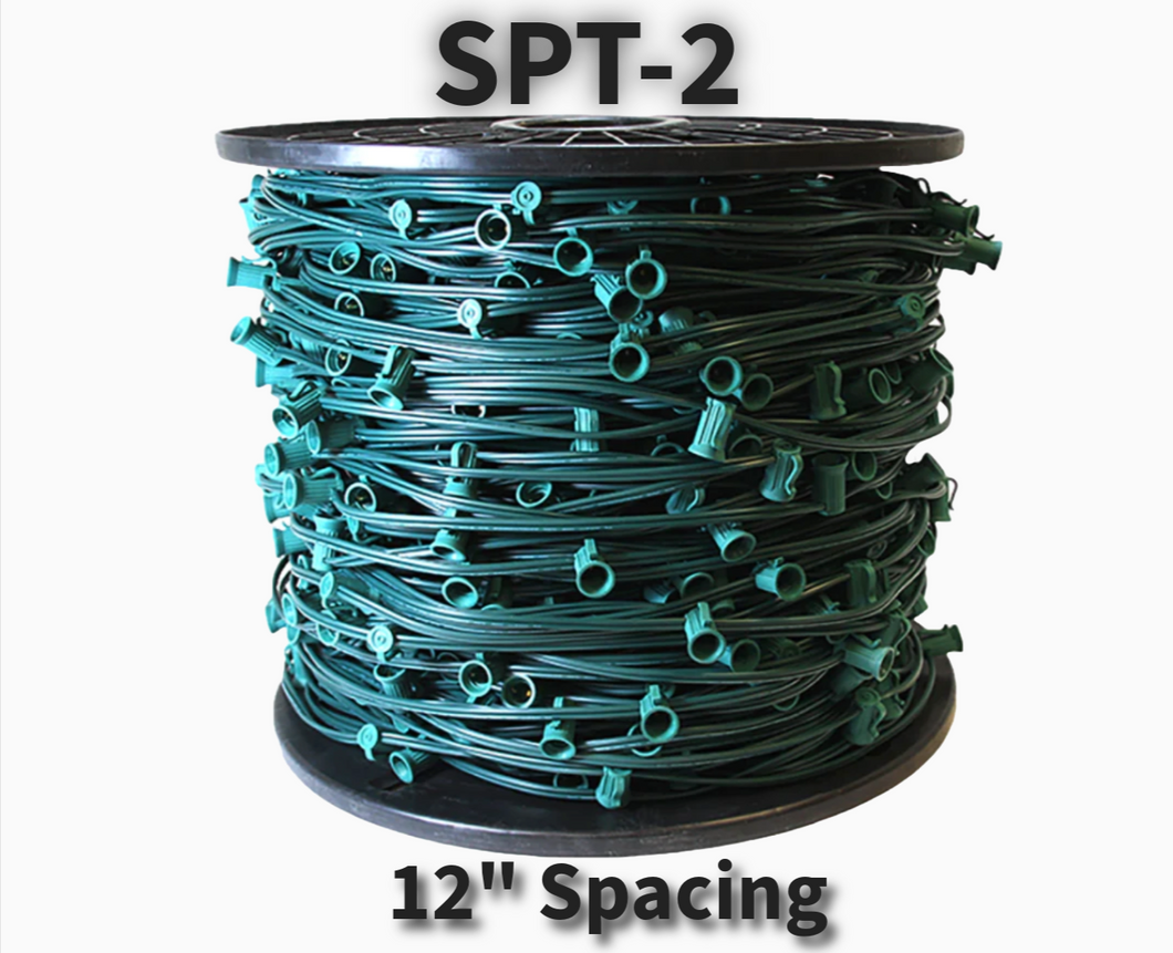 Socket Cord - C9 Socket Cord: SPT-2 (1000 ft)
