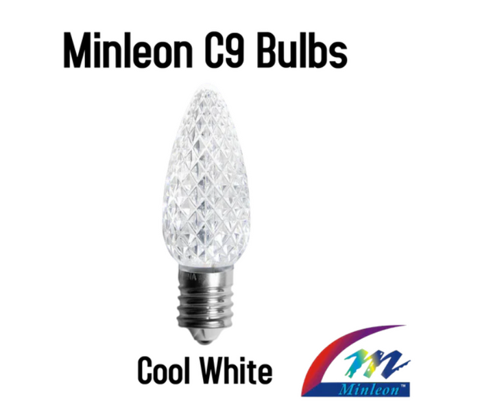 Bulbs - C9 Minleon V2 Faceted LED – Christmas Light Contractors USA