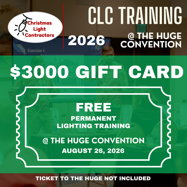 Clc Card $3000 Gift Card +FREE CLC Pre-Event Permanent Lighting Training at The ...