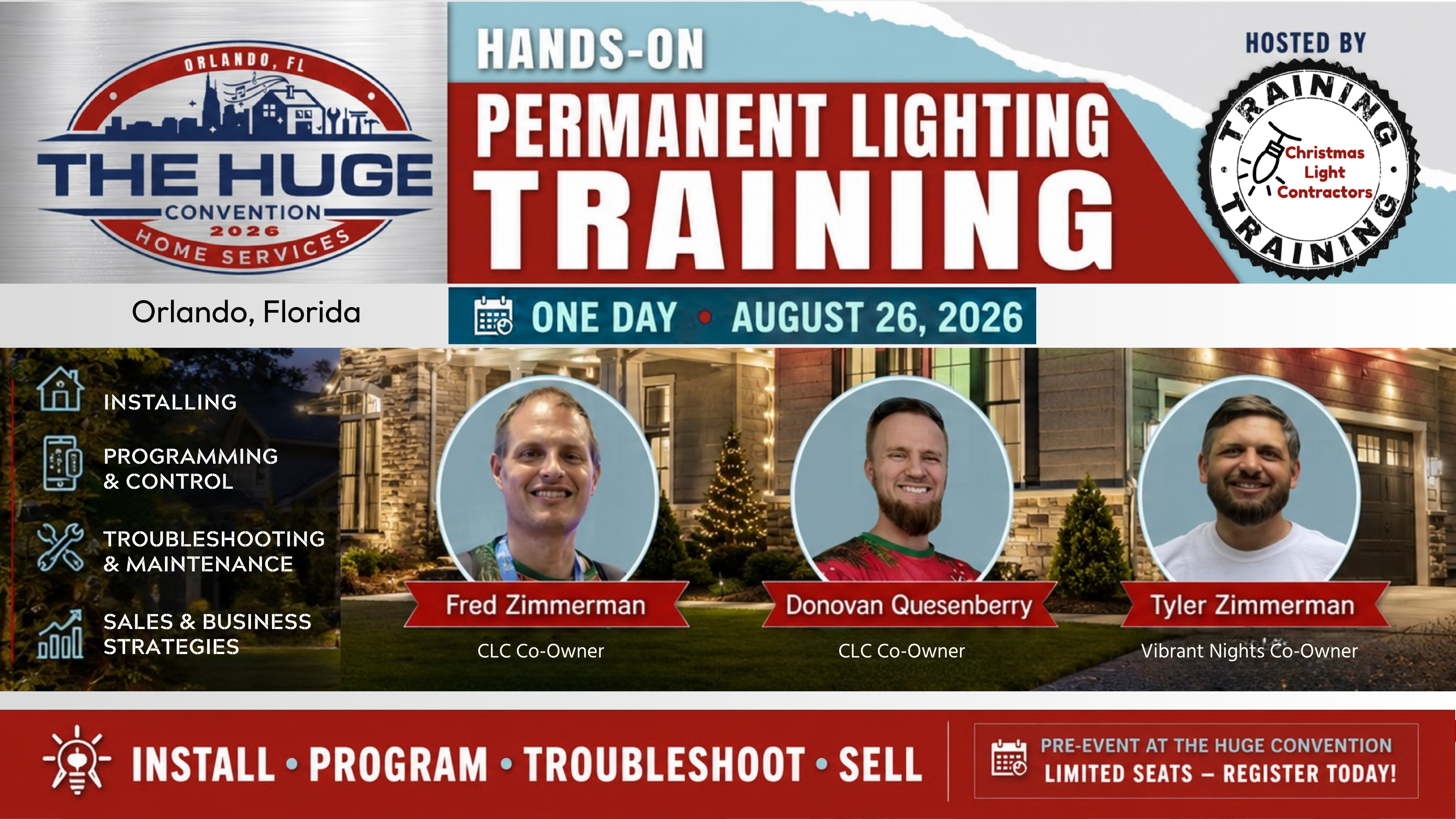 CLC Pre-Event Hands-On Permanent Light Training at The Huge 2026