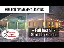 Load and play video in Gallery viewer, a2.) Minleon Permanent Lighting RGBW: Undermount Kits (No Bracket)

