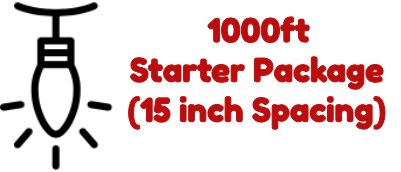 Starter Pack: C7 1000ft (12-15 inch Spacing) FREE SHIPPING
