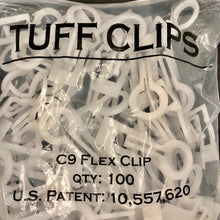 Load image into Gallery viewer, Clips - Tuff Clips Flex Clip (Box of 800) C7 or C9
