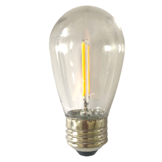 Bulbs: S14 LED Filament Bistro Lights
