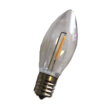 Load image into Gallery viewer, Bulbs: Transparent Smooth Filament LEDS C7 &amp; C9
