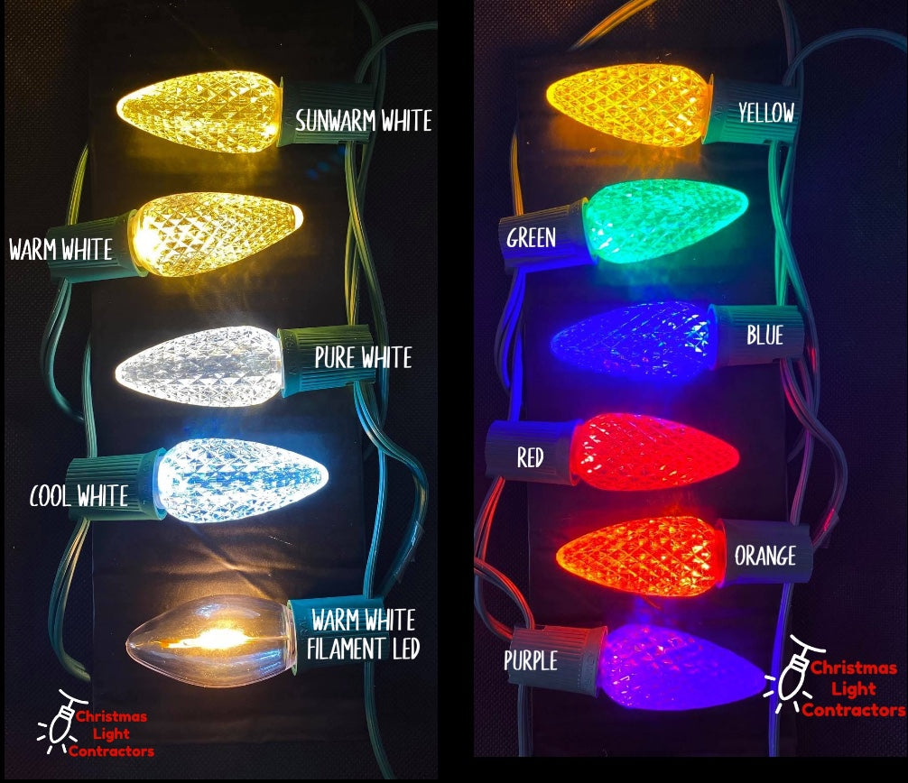 C9 christmas lights color changing cheap