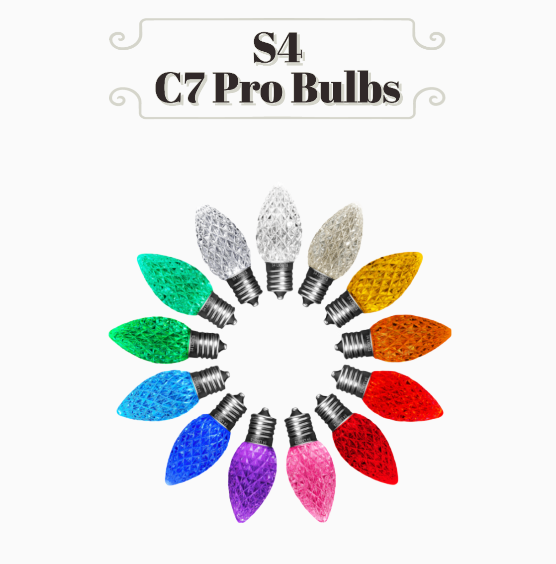 Bulbs - C7 Pro Bulbs Faceted LED