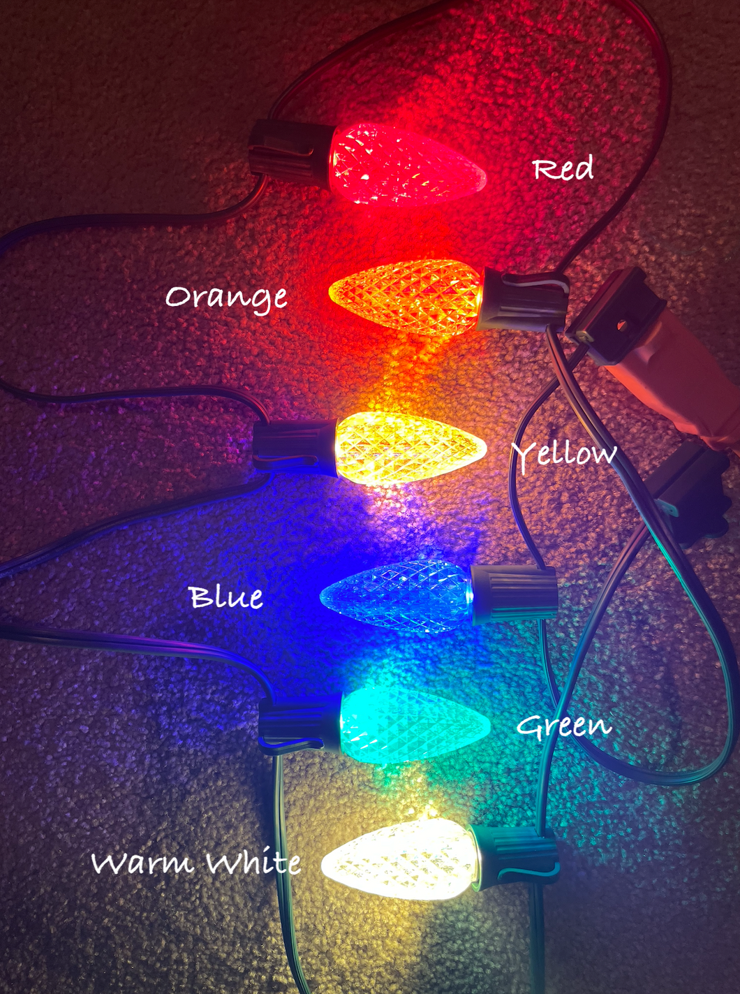 Sample Pack: Multi Color OPTIMAL C9 Bulbs (Free Shipping)