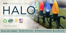 Load image into Gallery viewer, Stakes - 4.25&quot; HALO Holiday Ground Stakes™
