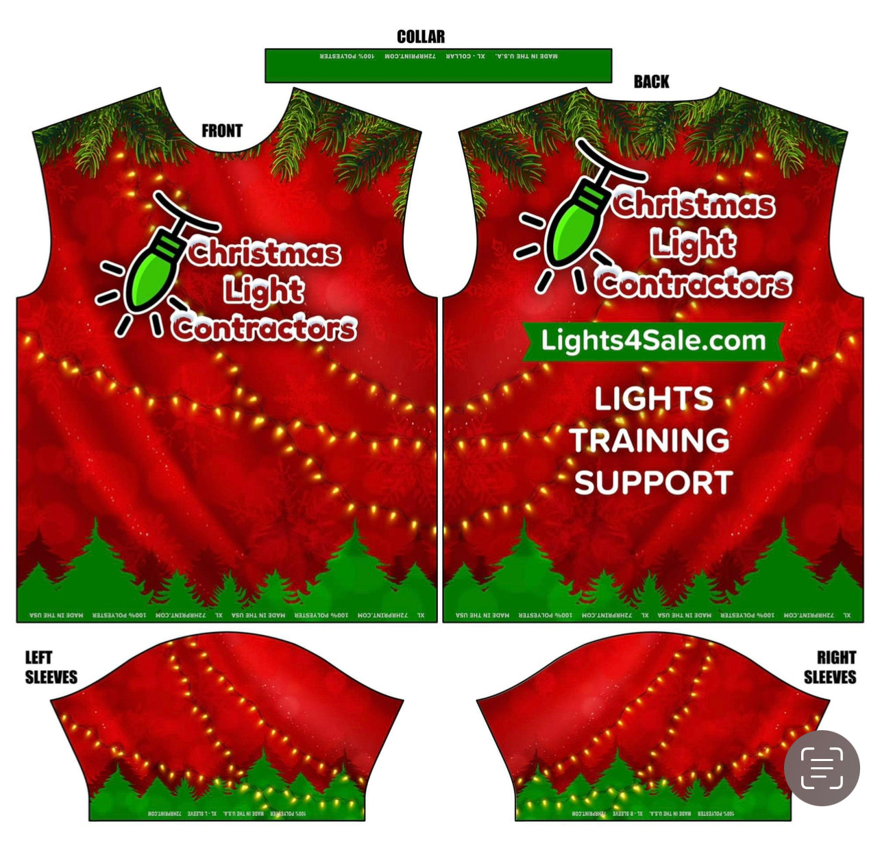Christmas Light Contractors Premium Shirt - FREE $hipping!