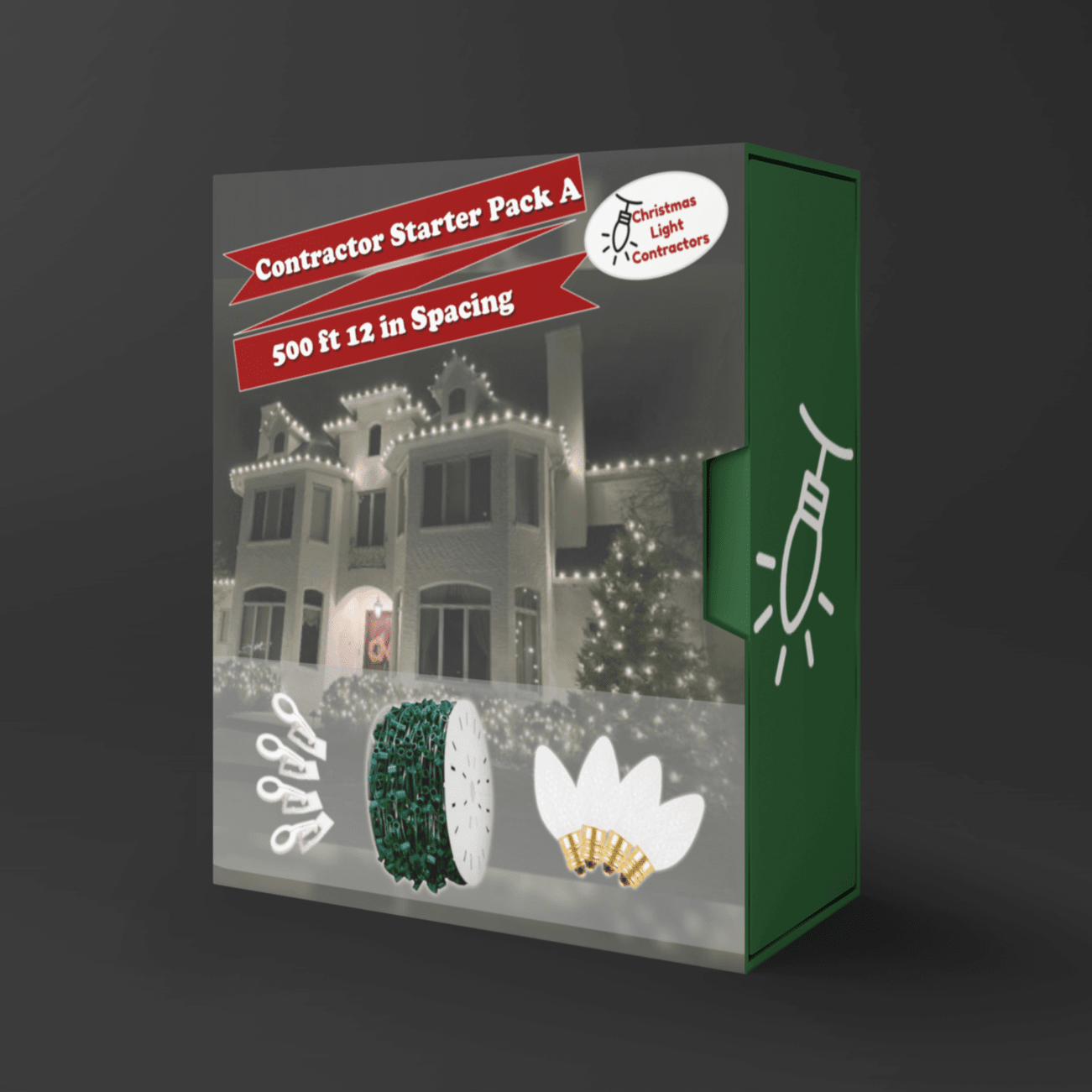 Starter Pack: C9 500 ft (12in Spacing)FREE SHIPPING – Christmas